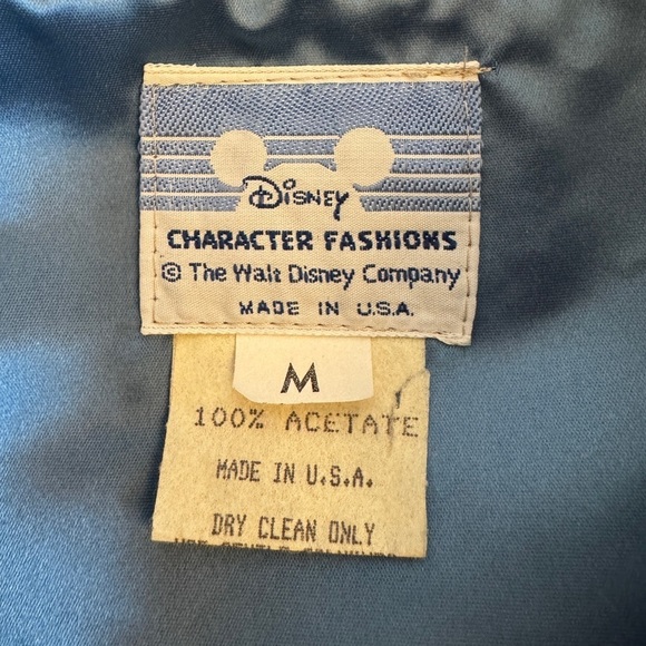 Vintage 80’s Disney MGM Studios Satin Zip Jacket, Size M - Picture 5 of 7
